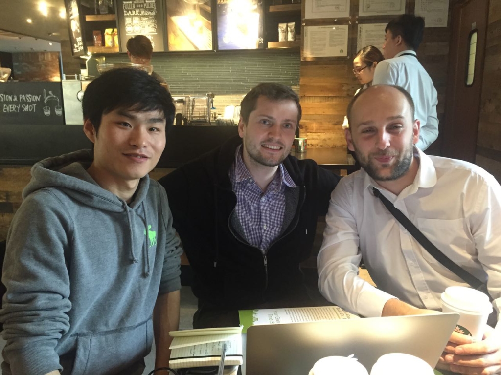 Meeting with customers in Shanghai